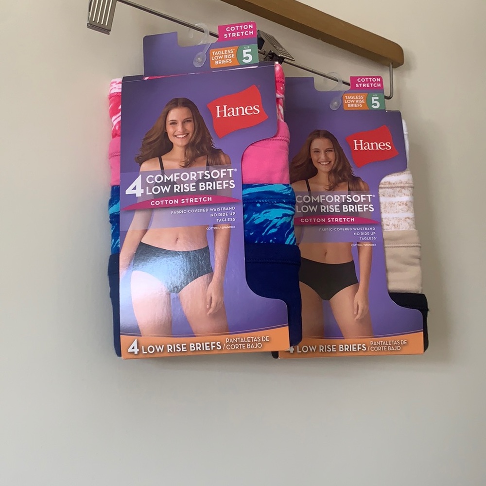 4 Comfort soft low rise briefs